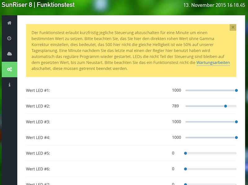 Funktionstest ..