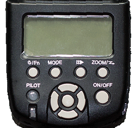 .. das Display vom ext. Blitz YN565EX II